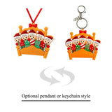 Customized Names Keychain for Women Engraved Christmas Gift for Family BFF
