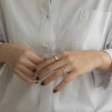 Hollowed Out Wedding Rings for Women and Men - Size 6 7 8 - Christmas Gift