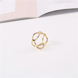 Hollowed Out Wedding Rings for Women and Men - Size 6 7 8 - Christmas Gift