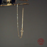 Heart Stick Chain Bracelet 925 Sterling Silver Women Charm 14k Jewelry