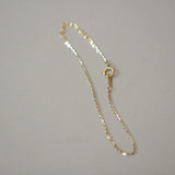 Heart Stick Chain Bracelet 925 Sterling Silver Women Charm 14k Jewelry