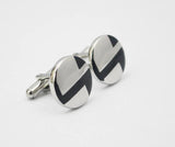 Arrival Mens Cufflinks Stainless Steel Wedding Party Grid Cufflinks