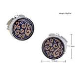 Cufflinks Cap Men's Suit Shirt Accessories Round Business Banquet Cuff Links