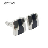 Stainless Steel Cufflinks for Men's Shirt Cuff