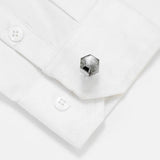 High-end Marbled Pattern French Cufflinks for Men