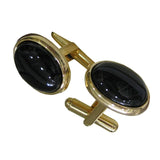 Oval Silver Cufflinks for Men's Shirt Wedding Business