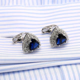 Crystal Cufflinks Wedding Suit Gemelos Buttons