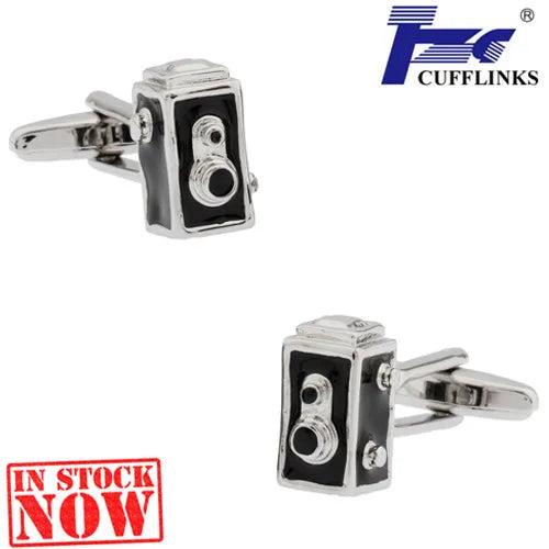 Camera Cufflink Cuff Link 2 Pairs Set