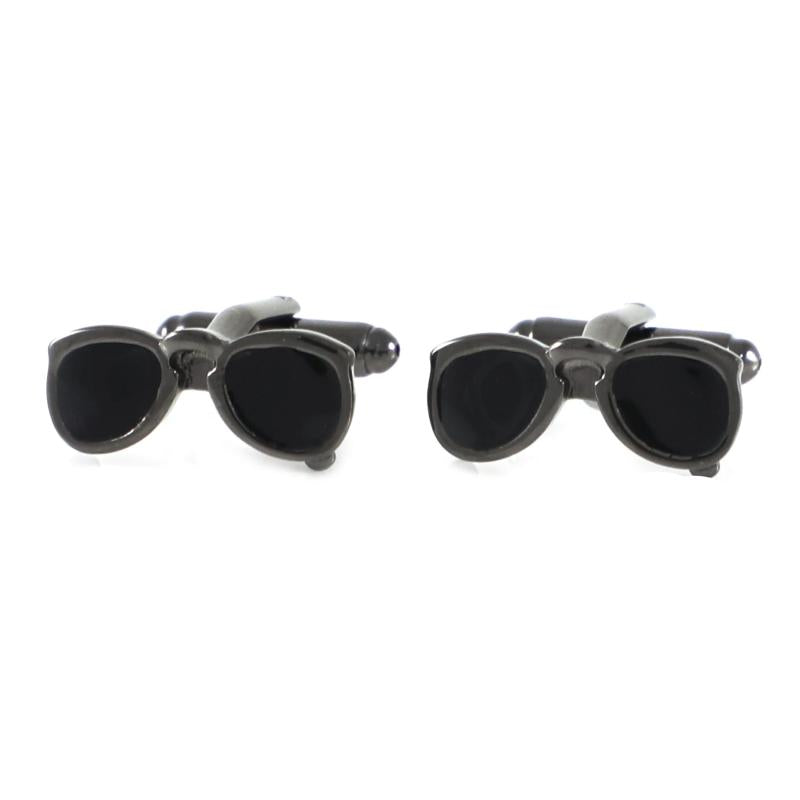 Gunmetal Plated Sunglasses Cufflinks Father's Birthday Gift