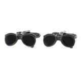 Gunmetal Plated Sunglasses Cufflinks Father's Birthday Gift