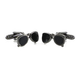 Gunmetal Plated Sunglasses Cufflinks Father's Birthday Gift