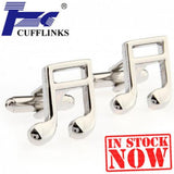 Music Note Cufflink Cuff Link Set 2 Pairs