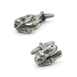 Men's Dinosaur Skull Cufflinks Brass Material Metal Dinosaur Head Cuff Links