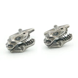 Men's Dinosaur Skull Cufflinks Brass Material Metal Dinosaur Head Cuff Links