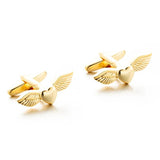 Love heart Angle Wing-design Cuff links 241