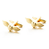 Love heart Angle Wing-design Cuff links 241