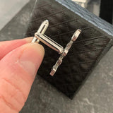 Personalized Engraved Initials Cufflinks Men's Wedding Shirt Accessories