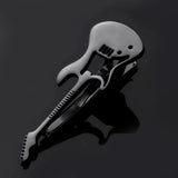 Stainless Steel Guitar Tie Clip for Men