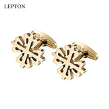 18K Plated Crusaders Cufflinks Matte Stainless Steel Cufflink