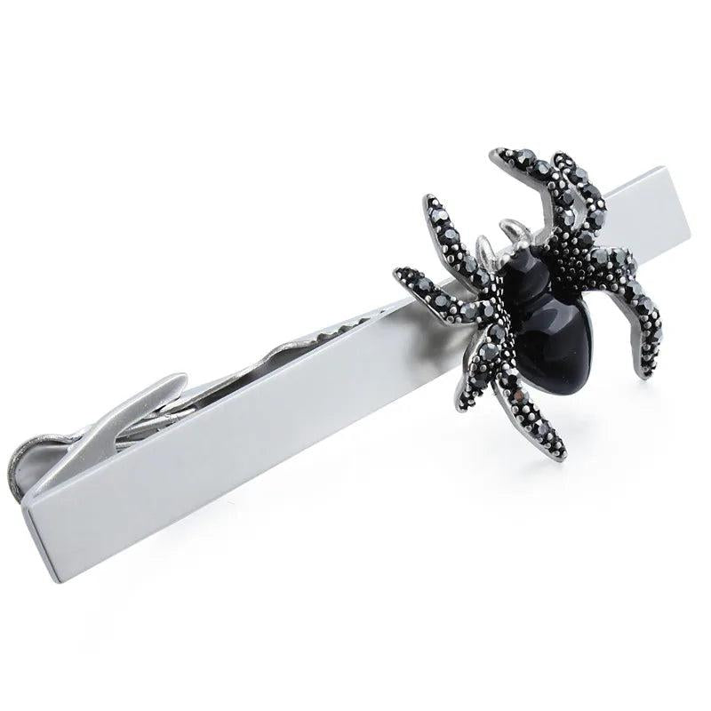 Spider Tie Clip for Men, Fashionable Men's Accessory