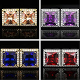 Copper Man Square Cufflinks Shirt Men Firefighters Wedding Jewelry
