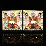 Copper Man Square Cufflinks Shirt Men Firefighters Wedding Jewelry