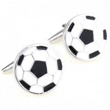 Football Cufflink 2 Pairs Gift Set