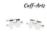 Jigsaw Pieces Cufflinks for Men by Cuffarts