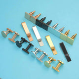 Personalized Stainless Steel Initial Cufflinks & Tie Clip Set