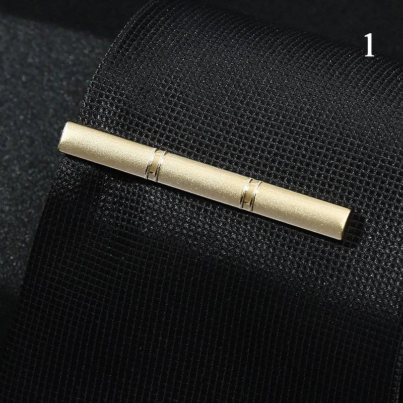 Silver Tie Clip for Men Necktie Wedding Clasp