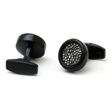Personalized Mesh Circular Cufflinks for Men