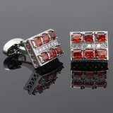 Crystal Cufflinks for Men and Women - Business Wedding Party Accessories
