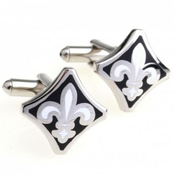 Flower Cufflink Cuff Link 2 Pairs Set
