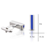 Classic Copper Cufflinks Line Box Gentleman Men's Cufflinks Jewelry