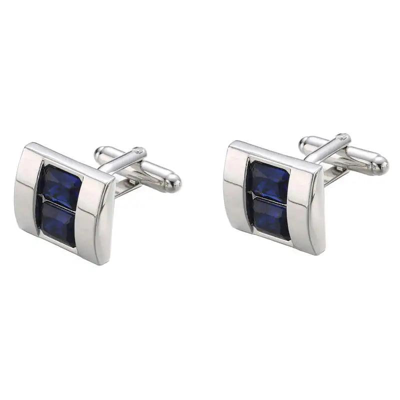 Crystal Cufflinks for Party Wedding Suit Shirt Gemelos