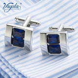 Crystal Cufflinks for Party Wedding Suit Shirt Gemelos