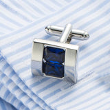 Crystal Cufflinks for Party Wedding Suit Shirt Gemelos