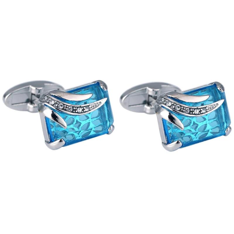 Zircon Cufflinks French Men's Shirts Buttons Business Banquet Wedding