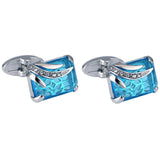 Zircon Cufflinks French Men's Shirts Buttons Business Banquet Wedding