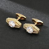 Crystal Cufflinks for Men and Women French Shirts Business Wedding