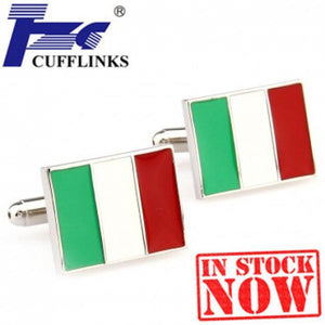 Flag Cufflink Cuff Link 2 Pairs - Promotion
