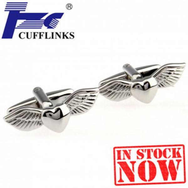 Fly Heart Cufflink Cuff Link 2 Pairs Promotion