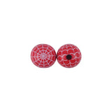 20Pcs 20mm Halloween Printed Wooden Beads for Baby Pacifier Chain Bracelet