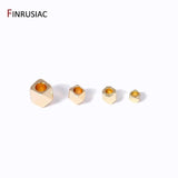 14K Plated Brass Irregular Spacer Beads Loose Beads For Jewelry Making