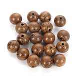 Natural Wood Beads 6-12mm Brown Round Spacer DIY Jewelry Making