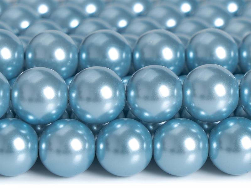 Natural Light Shell Pearl Loose Beads Smooth Round 4/6/8/10mm