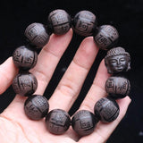 20mm Wooden Beads Tibetan Buddhism Bracelet Men's Beading