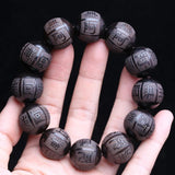 20mm Wooden Beads Tibetan Buddhism Bracelet Men's Beading
