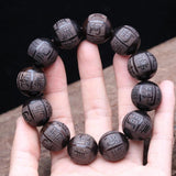 20mm Wooden Beads Tibetan Buddhism Bracelet Men's Beading