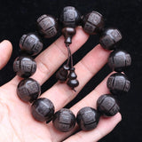 20mm Wooden Beads Tibetan Buddhism Bracelet Men's Beading